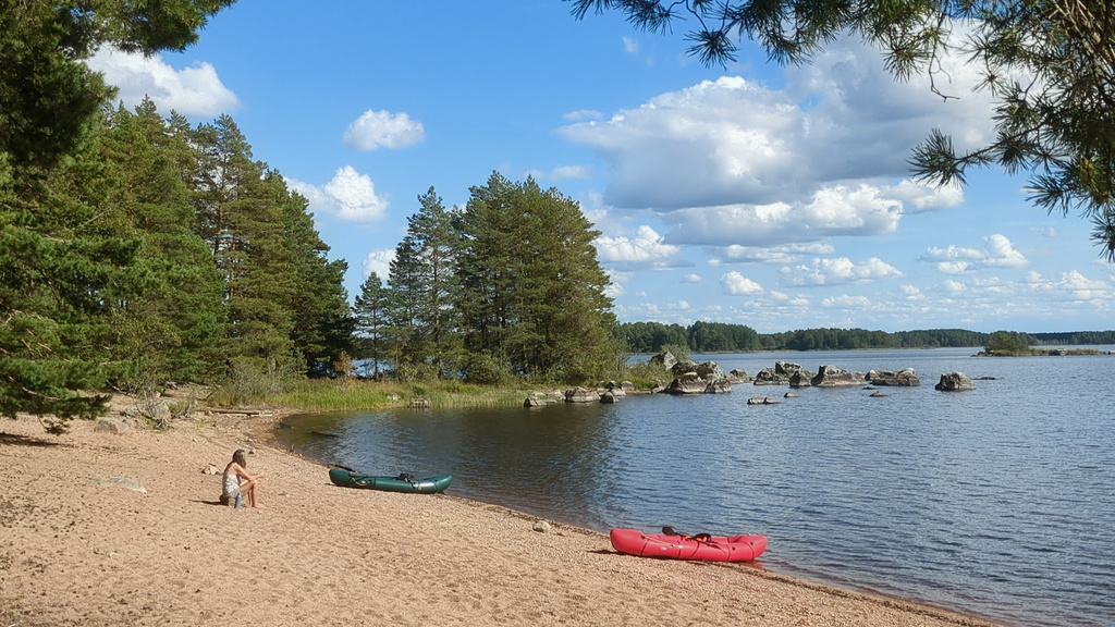 gestrandet auf Sandö